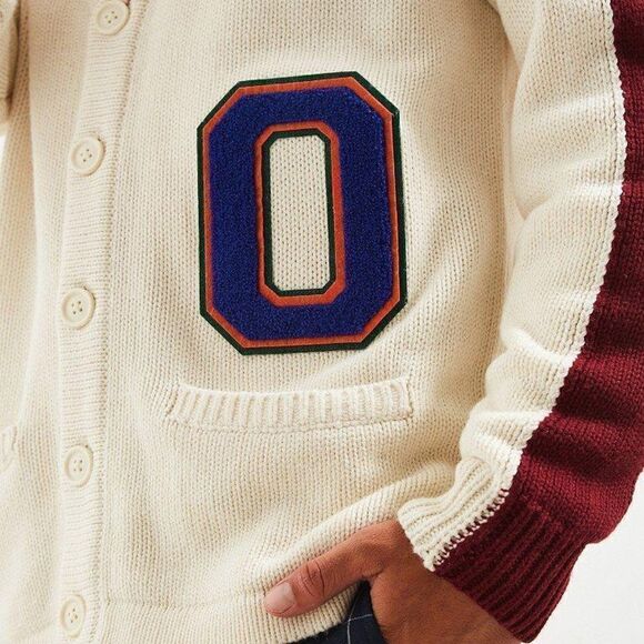 Urban Outfitters Unisex/Men's Varsity Cardigan - Picture 4 of 4